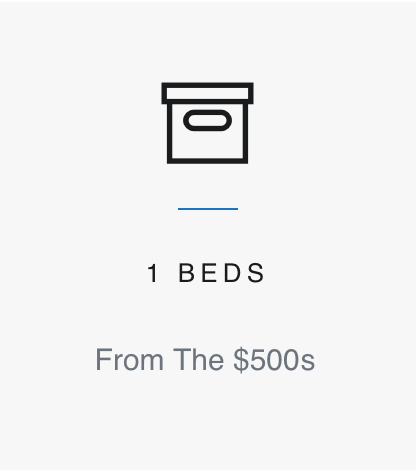 Pricing for one bedroom suite at The Well condo